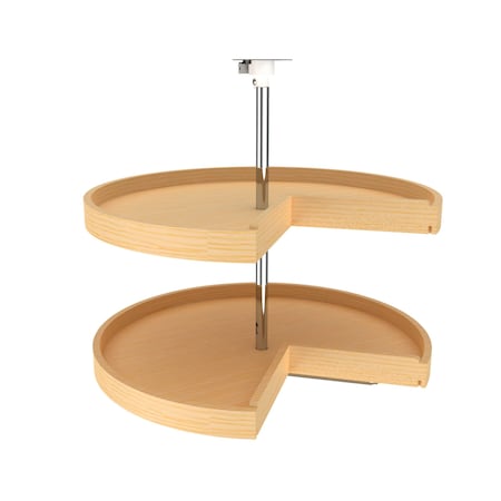 Rev-A-Shelf Maple Veneer, Light Brown, 28 in W, 26 in H, 28 in D, 18.18 in L, Light Brown LD-4BW-942-28-1